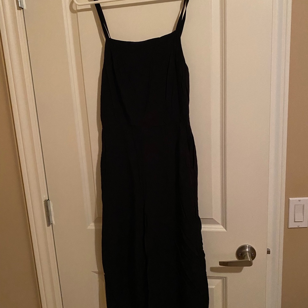 Old Navy Black Sleeveless Jumpsuit